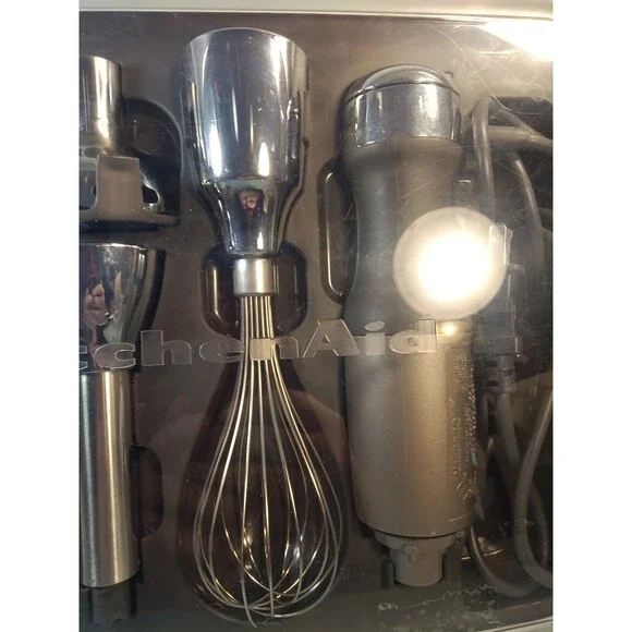 KitchenAid KHB2561ACS0 Immersion Hand Blender 5 Speed Architect Gray Silver - Picture 2 of 3